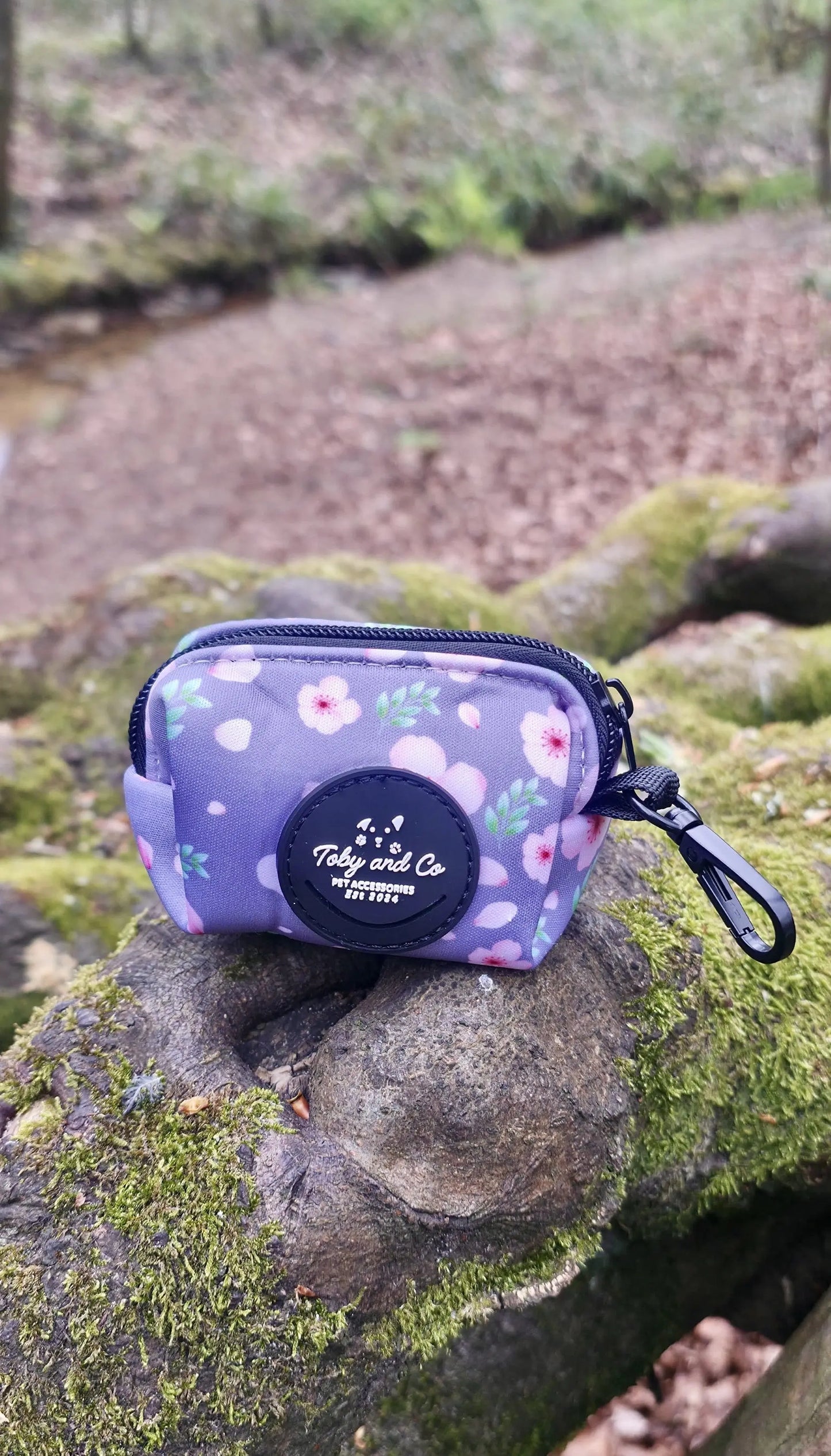 Cherry Blossom Poop Bag Holder