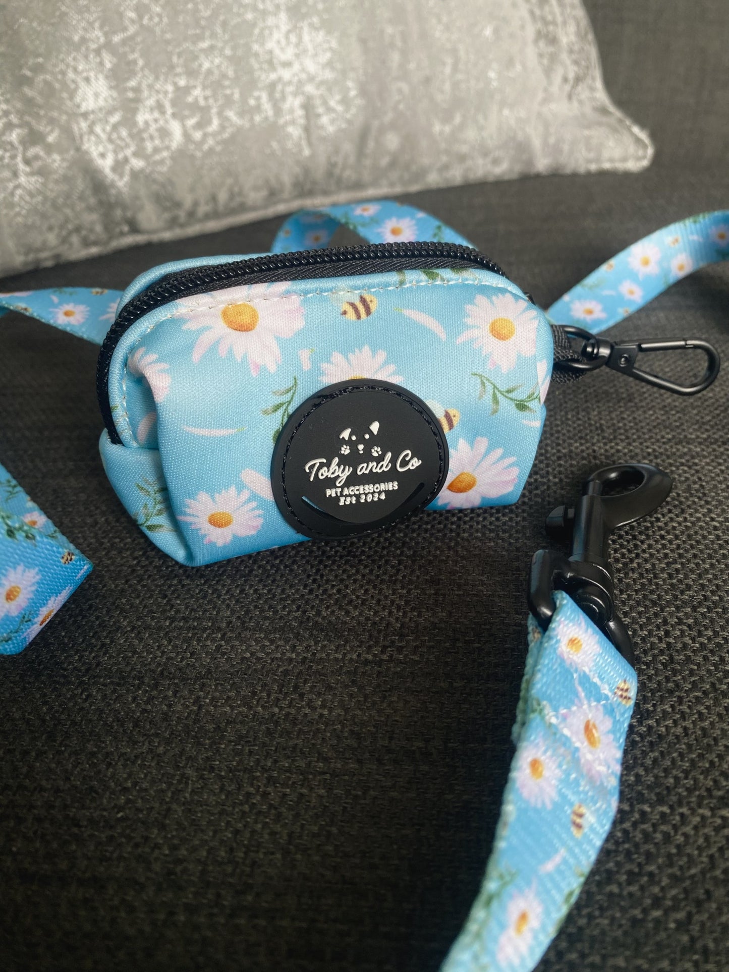 Daisy Field Poop Bag Holder