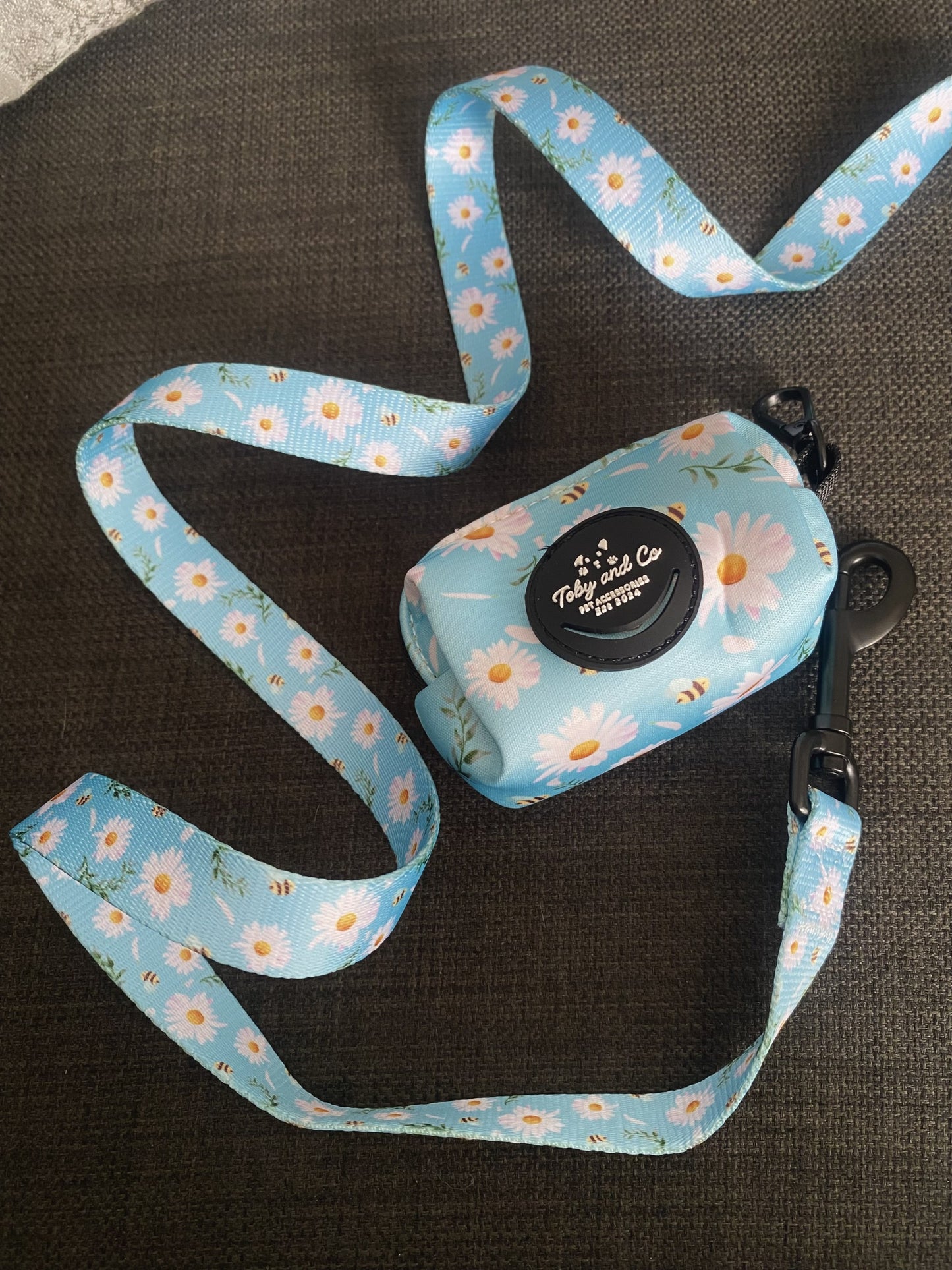 Daisy Field Poop Bag Holder